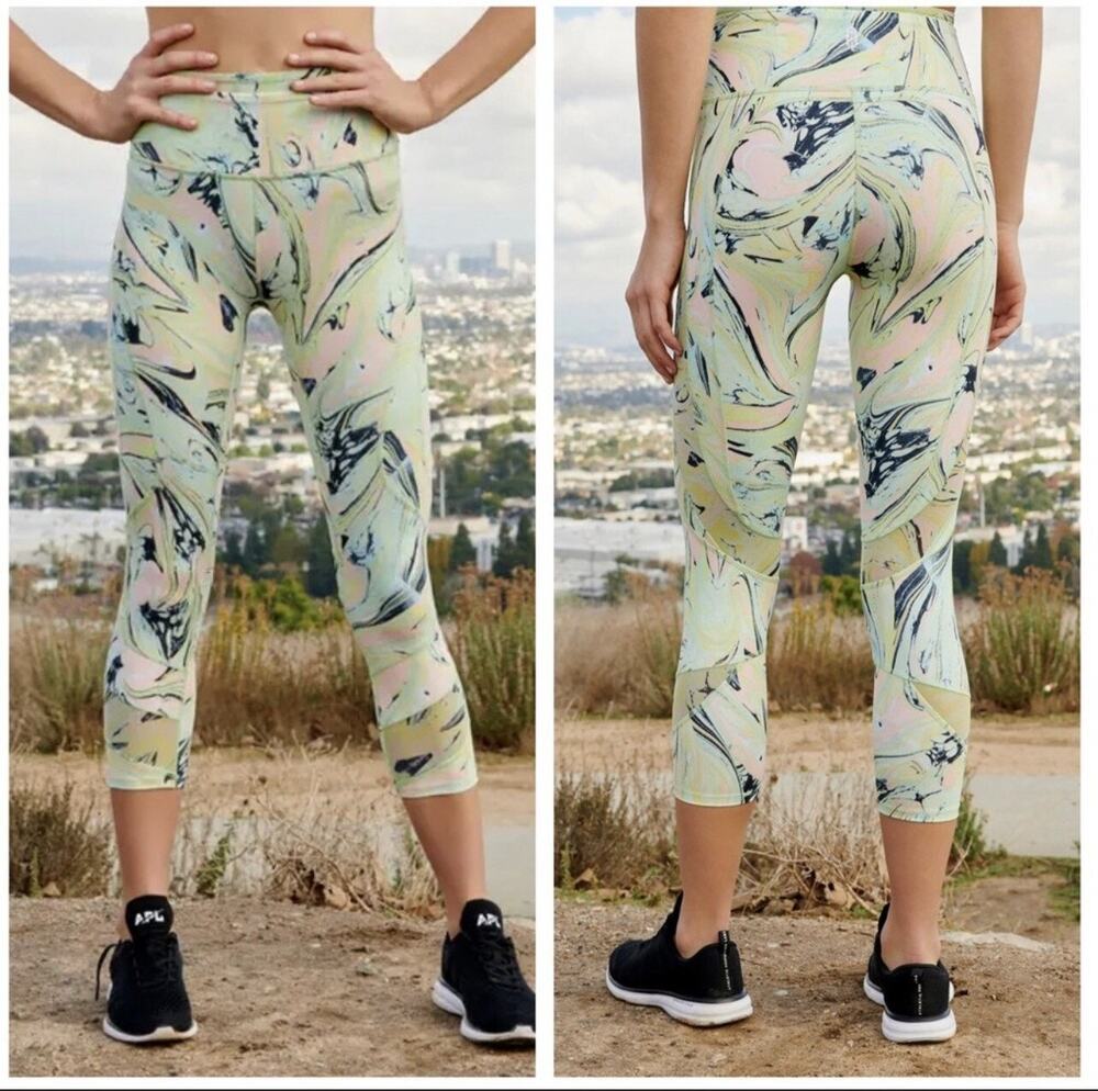 Free People FP Movement Love Your Marbles Workout Leggings Yoga Women's Medium